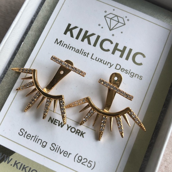 KIKICHIC Starburst Earrings Gold - Picture 2 of 3